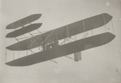 First Wright model flown by Orville Wright; Paul Thompson
