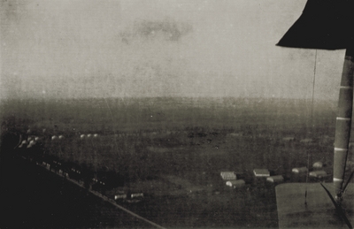 Unidentified aeroplane and aerial shots