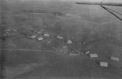 Unidentified aeroplane and aerial shots