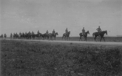 Soldiers on horseback