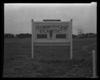 Guthrie & Stiles sign (Seminole Golf Course)
