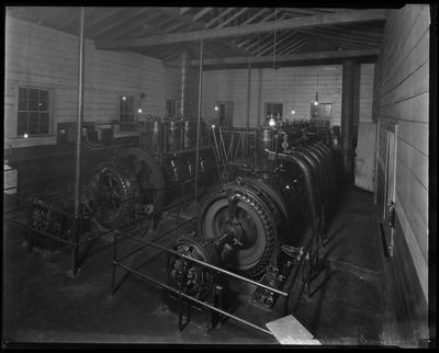 Two large electrical generators
