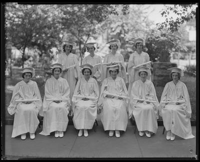 Nurses in robes
