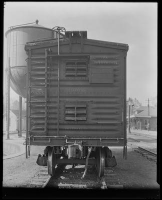 C&O (Chesapeake & Ohio), rear end of freight                             car