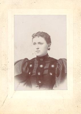 Unidentified woman; possibly Martha Allen (Jeffrey)