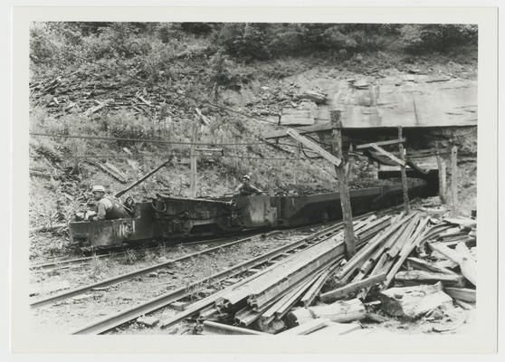 Elkhorn Jellico Coal Company; Whitesburg Seam Marlowe - coal exiting mine