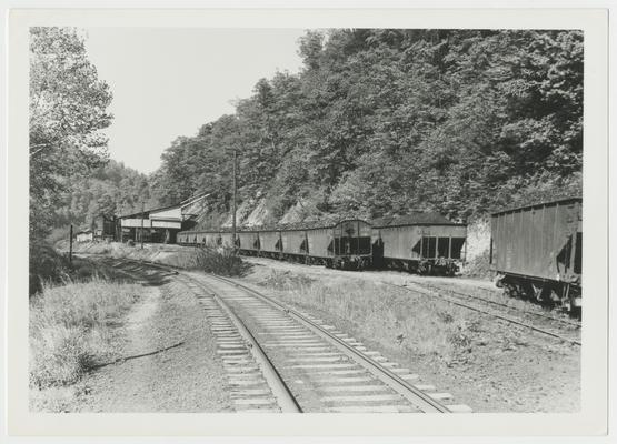 Stoker Coal Company; Scuddy, Kentucky - row of coal cars