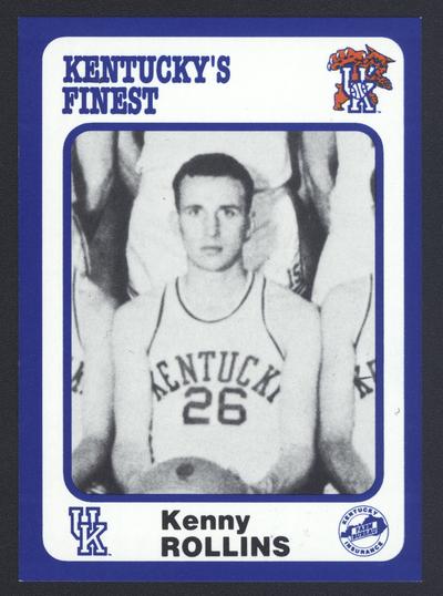 Kentucky's Finest #20: Kenny Rollins (1942-48), front