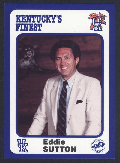 Kentucky's Finest #40: Eddie Sutton (1986-89), front