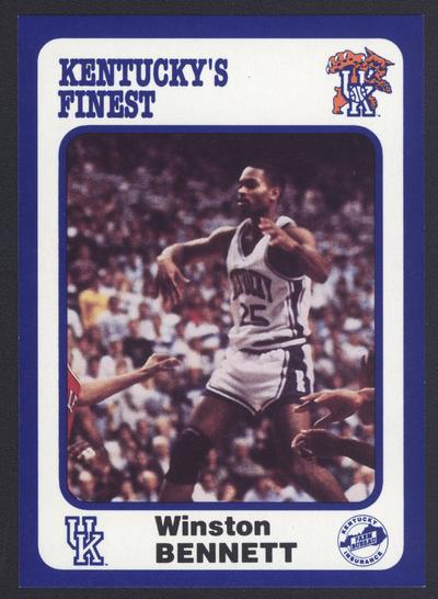Kentucky's Finest #48: Winston Bennett (1983-88), front