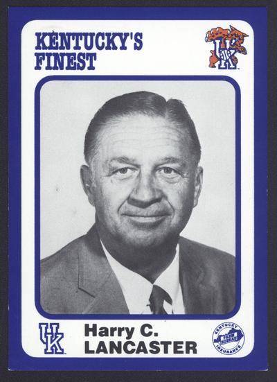Kentucky's Finest #51: Harry C. Lancaster, front