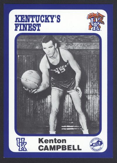 Kentucky's Finest #59: Kenton Campbell (1945-48), front