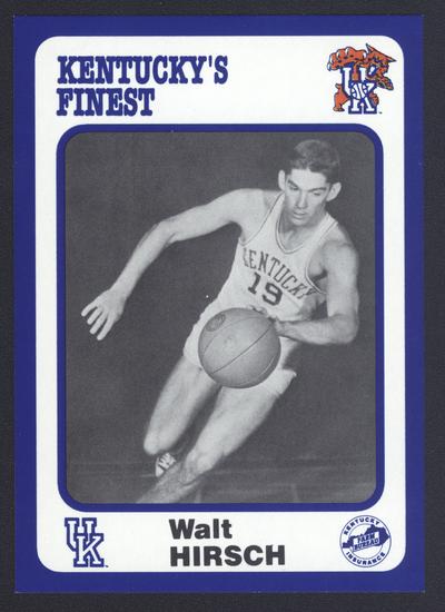 Kentucky's Finest #64: Hirsch, Walt (1947-51), front