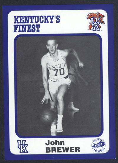 Kentucky's Finest #65: John Brewer (1953-57), front