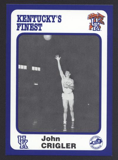 Kentucky's Finest #67: John Crigler (1954-58), front