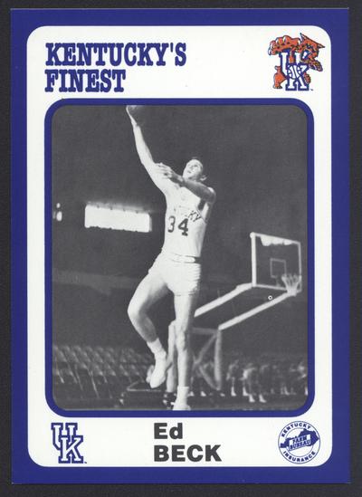 Kentucky's Finest #69: Ed Beck (1954-58), front