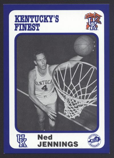 Kentucky's Finest #74: Ned Jennings (1957-61), front