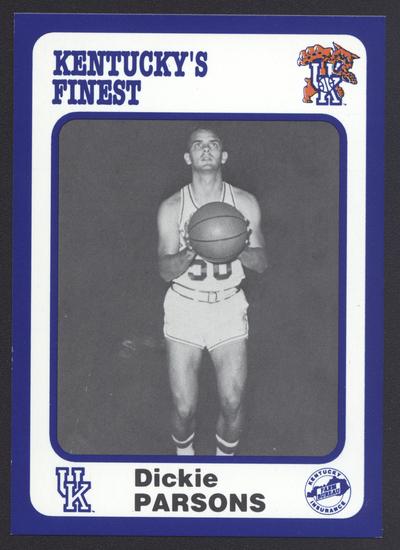 Kentucky's Finest #76: Dickie Parsons (1957-61), front