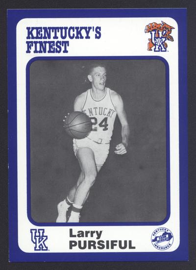 Kentucky's Finest #77: Larry Pursiful (1958-61), front