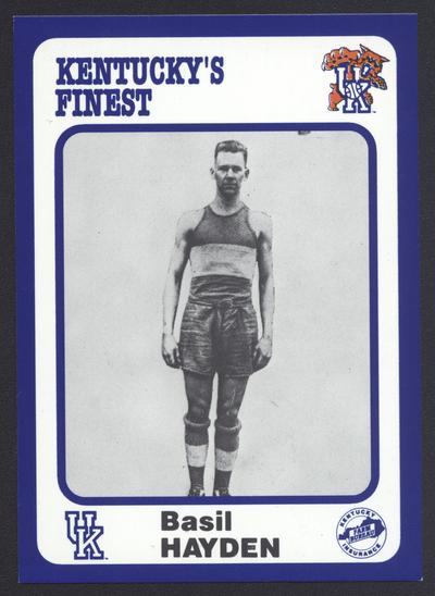 Kentucky's Finest #86: Basil Hayden (1919-1922), front