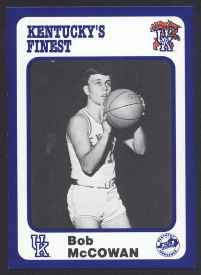 Kentucky's Finest #91: Bob McCowan (1967-1969), front