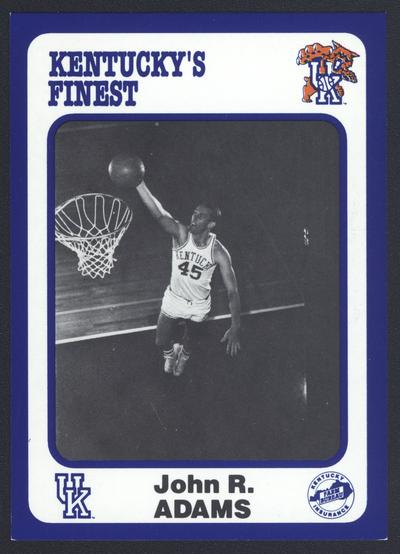 Kentucky's Finest #96: John R. Adams (1961-1965), front