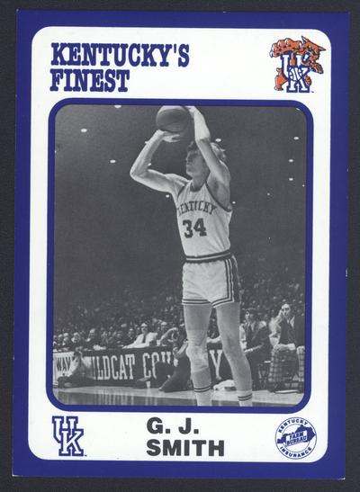 Kentucky's Finest #100: G.J. Smith (1971-1975), front