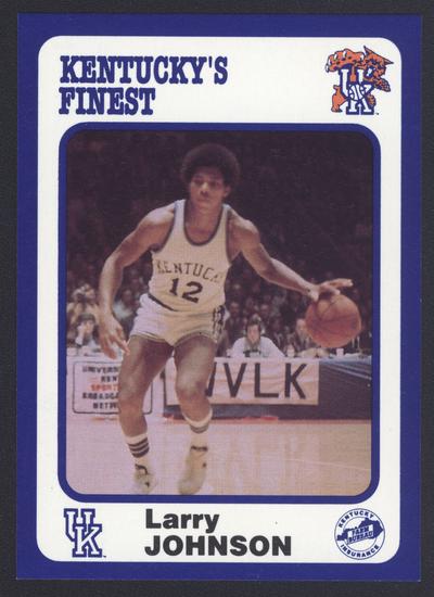 Kentucky's Finest #105: Larry Johnson (1972-1977), front