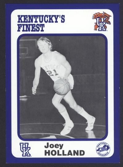 Kentucky's Finest #106: Joey Holland (1972-1976), front