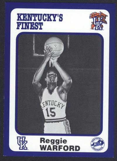 Kentucky's Finest #107: Reggie Warford (1972-1976), front