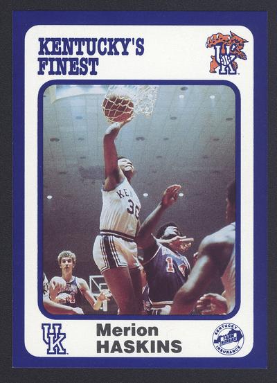 Kentucky's Finest #108: Merion Haskins (1974-1977), front