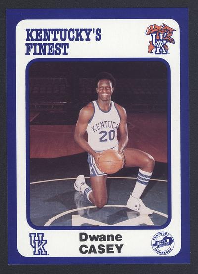 Kentucky's Finest #110: Dwane Casey (1975-1979), front