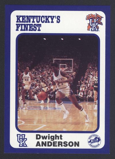 Kentucky's Finest #115: Dwight Anderson (1978-1980), front