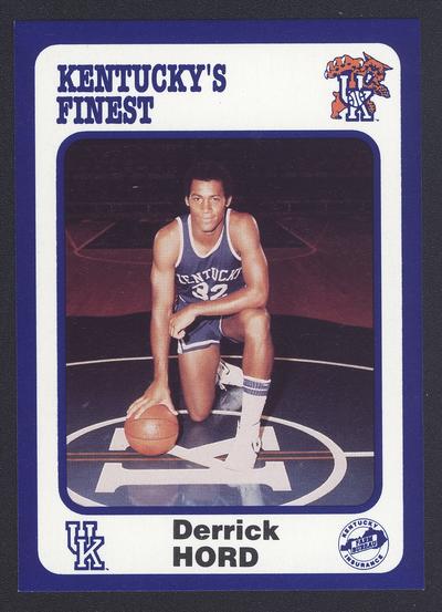 Kentucky's Finest #119: Derrick Hord (1979-1983), front