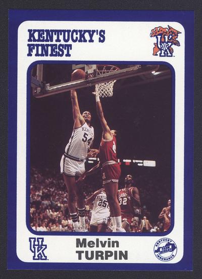 Kentucky's Finest #123: Melvin Turpin (1980-1984), front