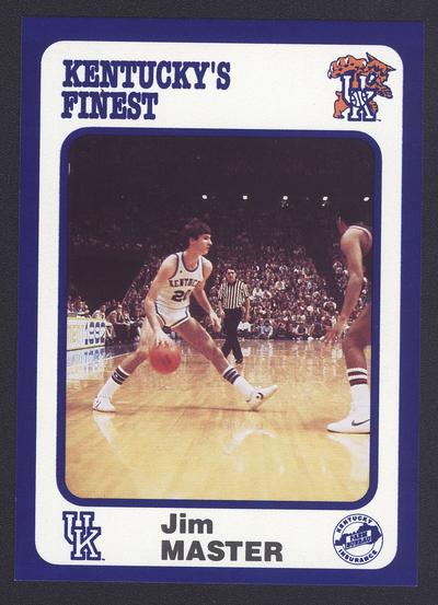 Kentucky's Finest #124: Jim Master (1980-1984), front