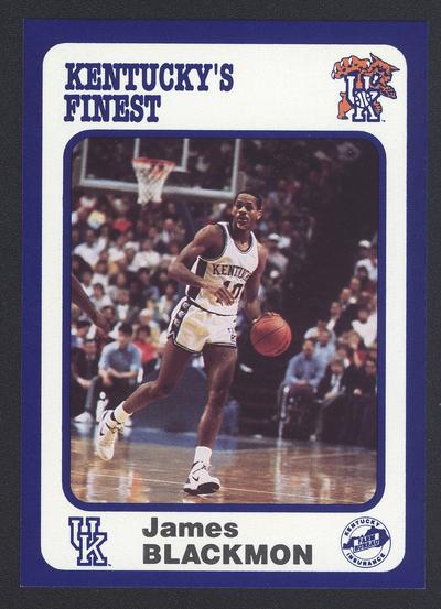 Kentucky's Finest #127: James Blackmon (1983-1987), front