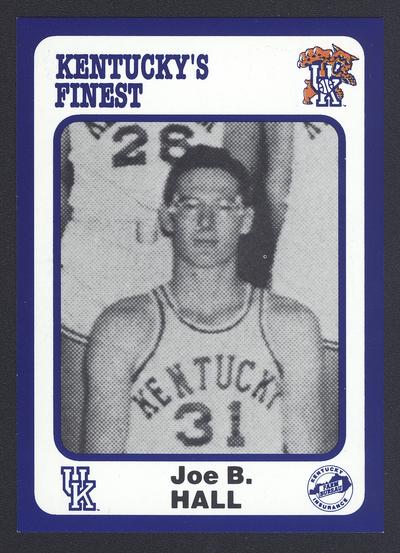 Kentucky's Finest #140: Joe B. Hall (1949), front