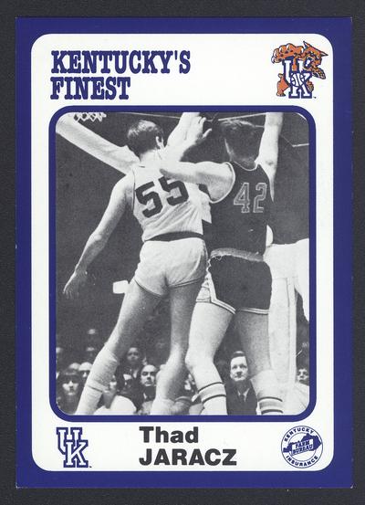 Kentucky's Finest #142: Thad Jaracz (1964-1968), front