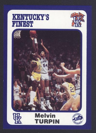 Kentucky's Finest #146: Melvin Turpin (1980-1984), front