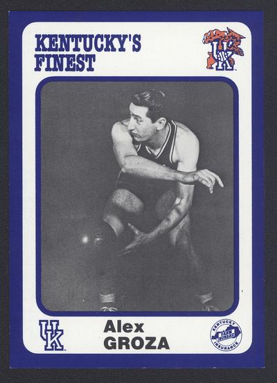 Kentucky's Finest #149: Alex Groza (1949-1949), front