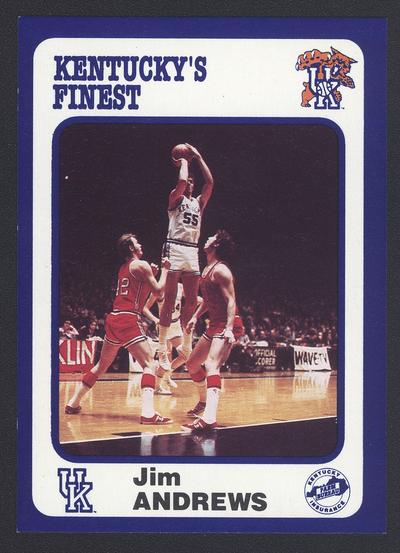 Kentucky's Finest #152: Jim Andrews (1969-1973), front