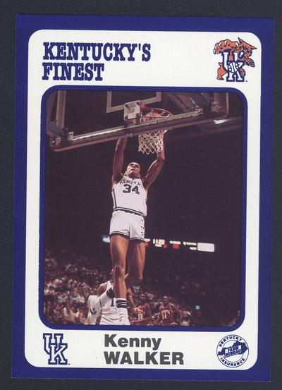 Kentucky's Finest #153: Kenny Walker (1982-1986), front