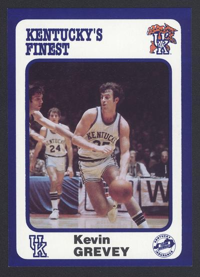 Kentucky's Finest #154: Kevin Grevey (1971-1975), front