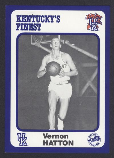 Kentucky's Finest #162: Vernon Hatton (1955-1958), front