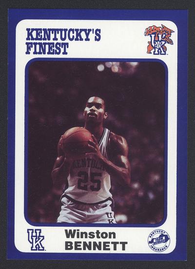 Kentucky's Finest #168: Winston Bennett (1983-1988), front