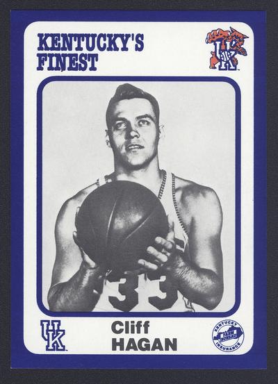 Kentucky's Finest #171: Cliff Hagan (1950-1954), front