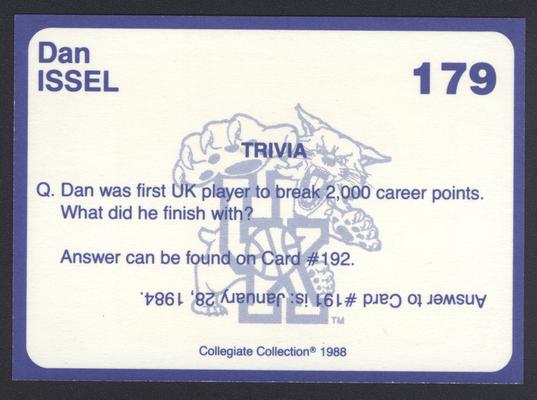 Kentucky's Finest #179: Dan Issel (1966-1970), back