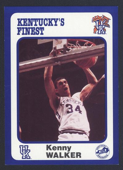 Kentucky's Finest #197: Kenny Walker (1982-1986), front