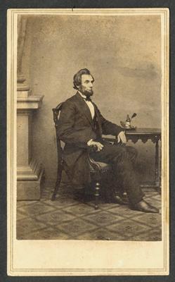 President Abraham Lincoln (1809-1865), United States President 1861-1865